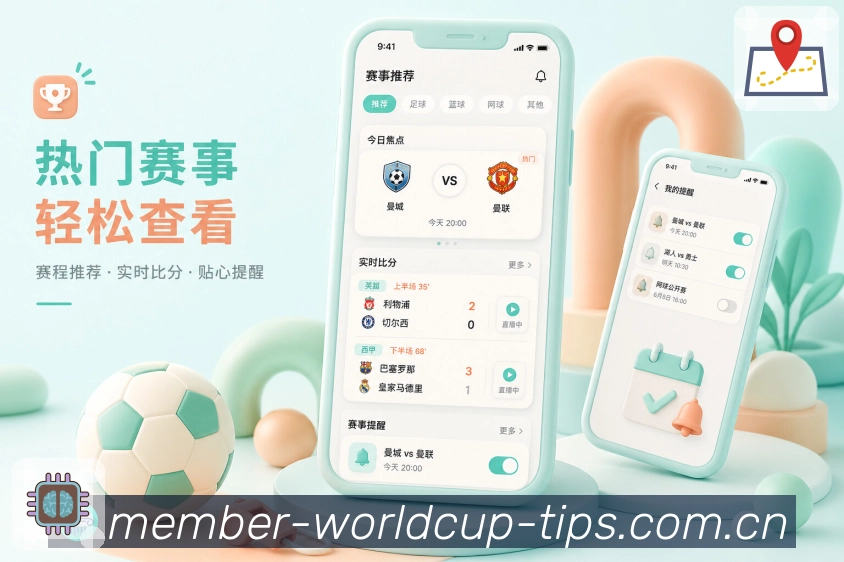  世界杯买球网站App赛事订阅展示：球队订阅、联赛订阅、赛程提醒和动态推送